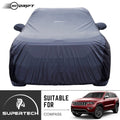 Neodrift® - Car Cover for SUV Jeep Compass-#Material_SuperTech (₹6499/-)#Color_Grey+Black
