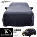 Neodrift® - Car Cover for SUV Kia Carens-#Material_SuperTech (₹6499/-)#Color_Black+Grey