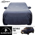 Neodrift® - Car Cover for SUV Kia Carens-#Material_SuperTech (₹6499/-)#Color_Grey+Black