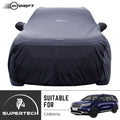 Neodrift® - Car Cover for SUV Kia Carnival-#Material_SuperTech (₹6999/-)#Color_Black+Grey