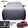Neodrift® - Car Cover for SUV Kia Seltos-#Material_SuperTech (₹6499/-)#Color_L.Grey+Blue