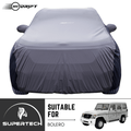 Neodrift® - Car Cover for SUV Mahindra Bolero-#Material_SuperTech (₹6499/-)#Color_L.Grey+Blue