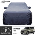Neodrift® - Car Cover for SUV Mahindra Bolero NEO-#Material_SuperTech (₹6499/-)#Color_Grey+Black