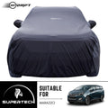 Neodrift® - Car Cover for SUV Mahindra Marazzo-#Material_SuperTech (₹6499/-)#Color_Black+Grey
