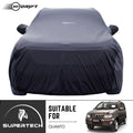 Neodrift® - Car Cover for SUV Mahindra Quanto-#Material_SuperTech (₹6499/-)#Color_Black+Grey