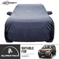 Neodrift® - Car Cover for SUV Mahindra Quanto-#Material_SuperTech (₹6499/-)#Color_Grey+Black