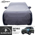Neodrift® - Car Cover for SUV Mahindra Scorpio-N-#Material_SuperTech (₹6499/-)#Color_L.Grey+Blue