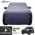 Neodrift® - Car Cover for SUV Mahindra Scorpio-N-#Material_SuperTech (₹6499/-)#Color_Grey+Black