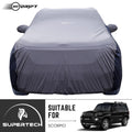 Neodrift® - Car Cover for SUV Mahindra Scorpio/Scorpio Classic-#Material_SuperTech (₹6499/-)#Color_L.Grey+Blue