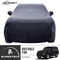 Neodrift® - Car Cover for SUV Mahindra Scorpio/Scorpio Classic-#Material_SuperTech (₹6499/-)#Color_Black+Grey