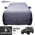 Neodrift® - Car Cover for SUV Mahindra Thar-#Material_SuperTech (₹6499/-)#Color_L.Grey+Blue