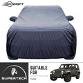 Neodrift® - Car Cover for SUV Mahindra Thar-#Material_SuperTech (₹6499/-)#Color_Grey+Black