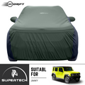 Neodrift® - Car Cover for SUV Maruti Suzuki Jimny-#Material_SuperTech (₹6499/-)#Color_Light Green+Black