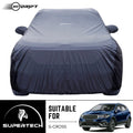 Neodrift® - Car Cover for SUV Maruti Suzuki S-Cross-#Material_SuperTech (₹6499/-)#Color_Grey+Black
