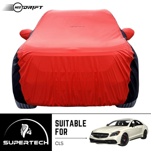 Neodrift® - Car Cover for SUV Mercedes CLS-#Material_SuperTech (₹6999/-)#Color_Red+Black