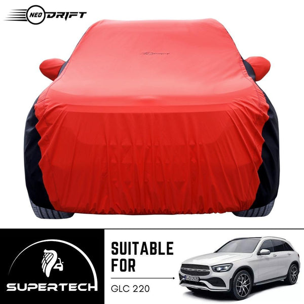 Neodrift® - Car Cover for SUV Mercedes GLC-250/220-#Material_SuperTech (₹6999/-)#Color_Red+Black