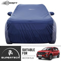 Neodrift® - Car Cover for SUV MG Hector Plus-#Material_SuperTech (₹6499/-)#Color_Blue+L.Grey
