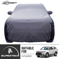 Neodrift® - Car Cover for SUV Mitsubishi Outlander-#Material_SuperTech (₹6999/-)#Color_L.Grey+Blue