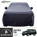 Neodrift® - Car Cover for SUV Mitsubishi Pajero-#Material_SuperTech (₹6999/-)#Color_Black+Grey