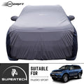 Neodrift® - Car Cover for SUV Mitsubishi Pajero Sports-#Material_SuperTech (₹6999/-)#Color_L.Grey+Blue
