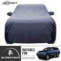Neodrift® - Car Cover for SUV Mitsubishi Pajero Sports-#Material_SuperTech (₹6999/-)#Color_Grey+Black