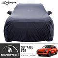 Neodrift® - Car Cover for SUV Porsche Cayenne-#Material_SuperTech (₹6999/-)#Color_Black+Grey