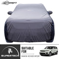 Neodrift® - Car Cover for SUV Range Rover Sports-#Material_SuperTech (₹6999/-)#Color_L.Grey+Blue