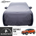 Neodrift® - Car Cover for SUV Renault Captur-#Material_SuperTech (₹6499/-)#Color_L.Grey+Blue