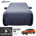 Neodrift® - Car Cover for SUV Renault Captur-#Material_SuperTech (₹6499/-)#Color_Grey+Black