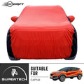 Neodrift® - Car Cover for SUV Renault Captur-#Material_SuperTech (₹6499/-)#Color_Red+Black