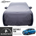 Neodrift® - Car Cover for SUV Renault Dutsun Go Plus-#Material_SuperTech (₹6499/-)#Color_L.Grey+Blue