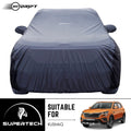 Neodrift® - Car Cover for SUV Skoda Kushaq-#Material_SuperTech (₹6499/-)#Color_Grey+Black
