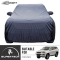Neodrift® - Car Cover for SUV Toyota Fortuner-#Material_SuperTech (₹6499/-)#Color_Grey+Black
