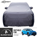 Neodrift® - Car Cover for SUV Toyota Hyryder-#Material_SuperTech (₹6499/-)#Color_L.Grey+Blue