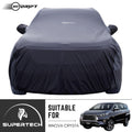 Neodrift® - Car Cover for SUV Toyota Innova Crysta-#Material_SuperTech (₹6499/-)#Color_Black+Grey