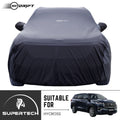 Neodrift® - Car Cover for SUV Toyota Innova Hycross-#Material_SuperTech (₹6499/-)#Color_Black+Grey
