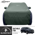 Neodrift® - Car Cover for SUV Toyota Innova Hycross-#Material_SuperTech (₹6499/-)#Color_Light Green+Black