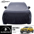 Neodrift® - Car Cover for SUV Volkswagen Taigun-#Material_SuperTech (₹6499/-)#Color_Black+Grey