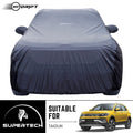 Neodrift® - Car Cover for SUV Volkswagen Taigun-#Material_SuperTech (₹6499/-)#Color_Grey+Black