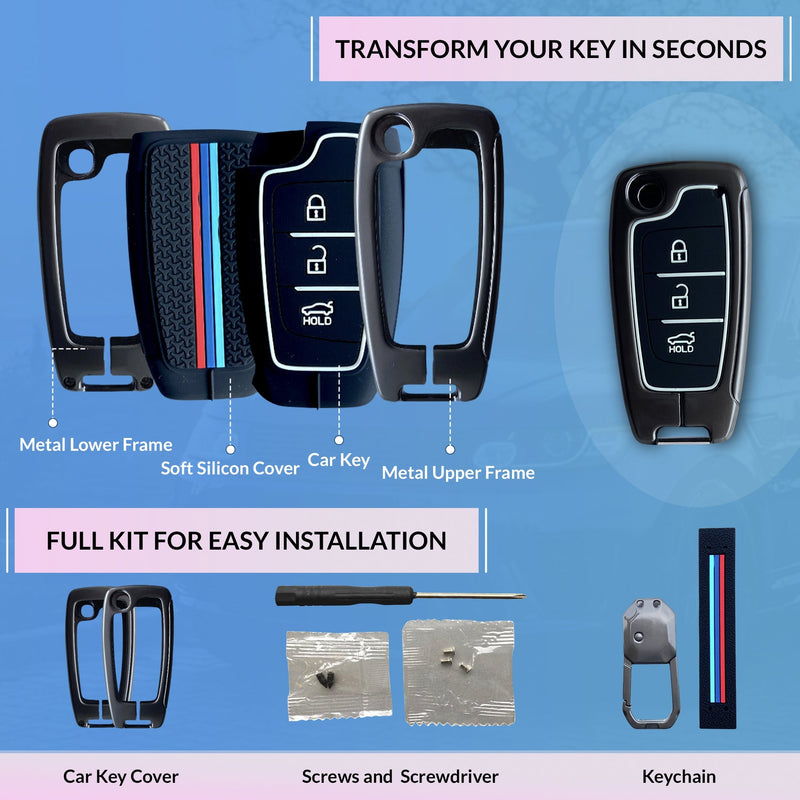 Neodrift 'KeyShield' Key Cover for Hyundai Verna