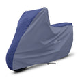 Neodrift Bike Cover for Harley Davidson Fat Bob-#Material_SuperMax (₹2591/-)#Color_Blue-L.Grey
