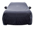 Neodrift SuperTech black & grey car body cover for Tata Zest (SEDAN) #Material_SuperTech (₹6174/-)#Color_Black+Grey