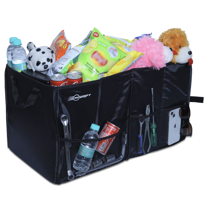 Neodrift 'Trunk Master' - Multi-Compartment Car Organizer for Garage, Sedan, SUV, Minivan-