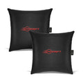 Neodrift® Orthopaedic Back Cushions for Back Support in Car/Office/Home Seat-#Style_Square Pillow#Color_Black-Red SP