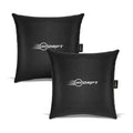 Neodrift® Orthopaedic Back Cushions for Back Support in Car/Office/Home Seat-#Style_Square Pillow#Color_Black-Silver SP