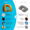 Neodrift® 'TravelNeck' - Memory Foam Travel Pillow for Neck Support-
