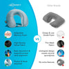 Neodrift® 'TravelNeck' - Memory Foam Travel Pillow for Neck Support-