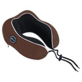 Neodrift® 'TravelNeck' - Memory Foam Travel Pillow for Neck Support-#Style_TravelNeck Pro#Color_Brown Pro