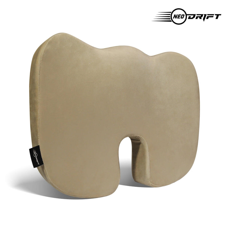 Neodrift® 'OrthoRest' - Memory Foam Seat Cushion for Coccyx & Back Support