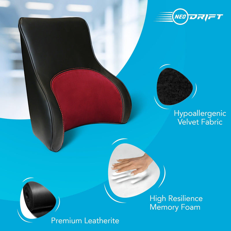 Neodrift® 'OrthoFlow' - Memory Foam Orthopaedic Cushion for Back Support